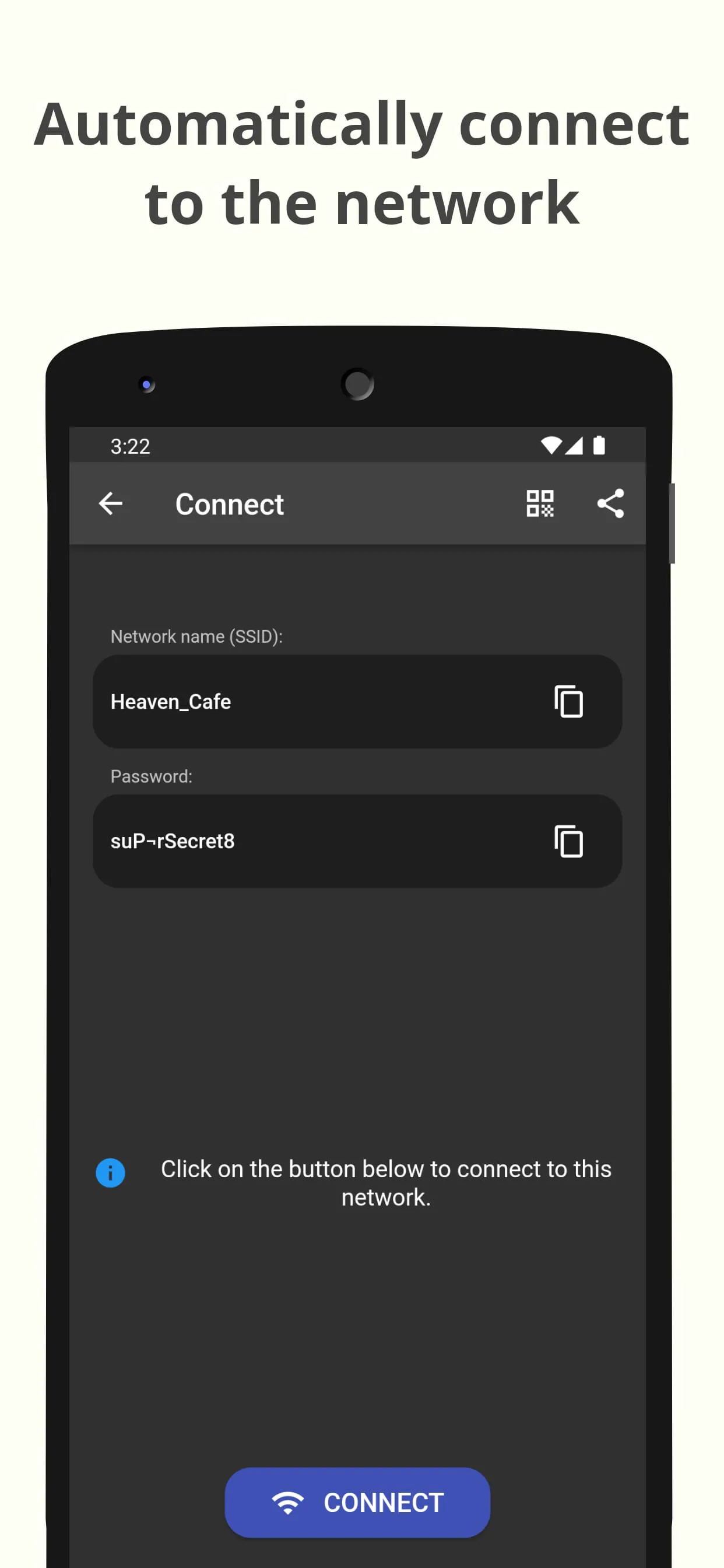 WiFi QR Connect