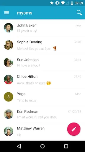 mysms - Remote Text Messages