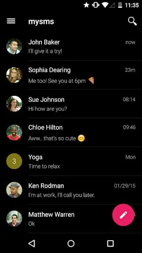 mysms - Remote Text Messages