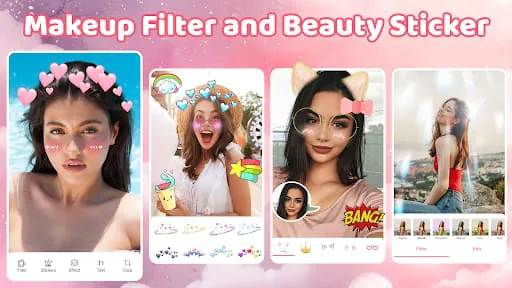 Holiday Sticker Filter Make Up