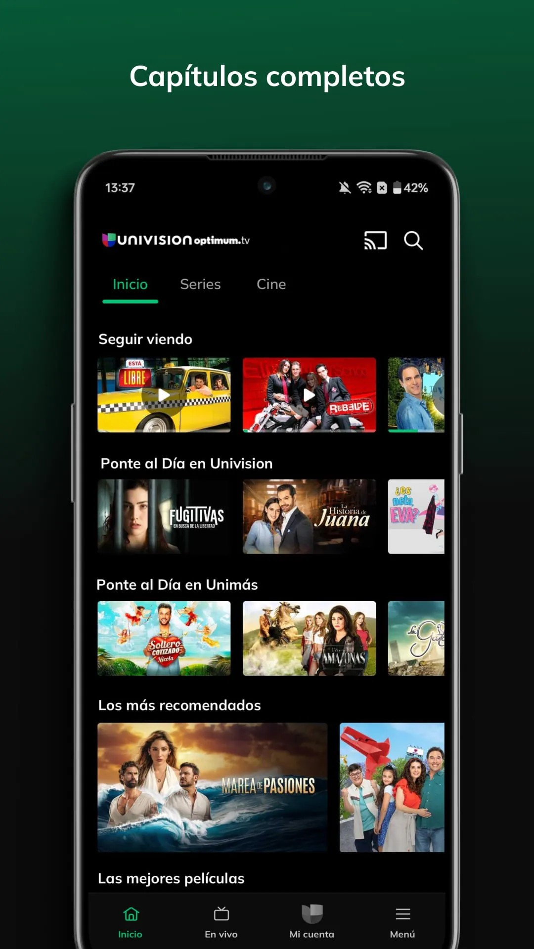 Univision App: Stream TV Shows