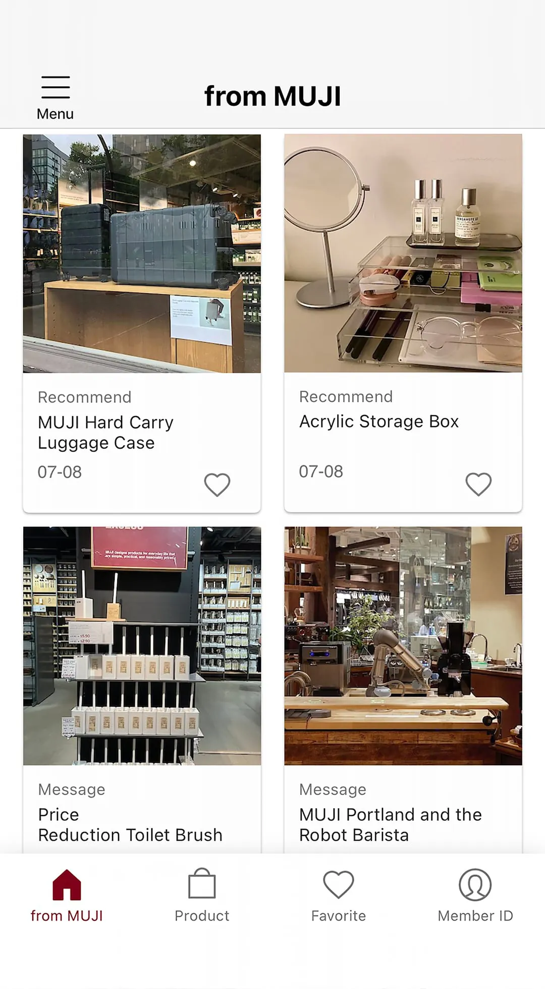 MUJI passport US