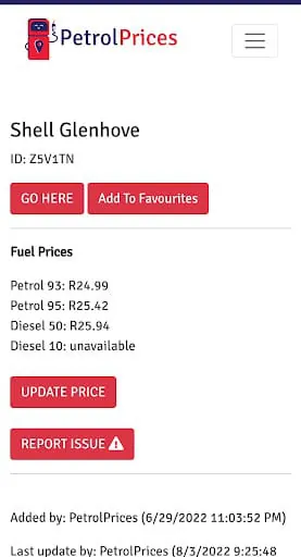 PetrolPrices.co.za