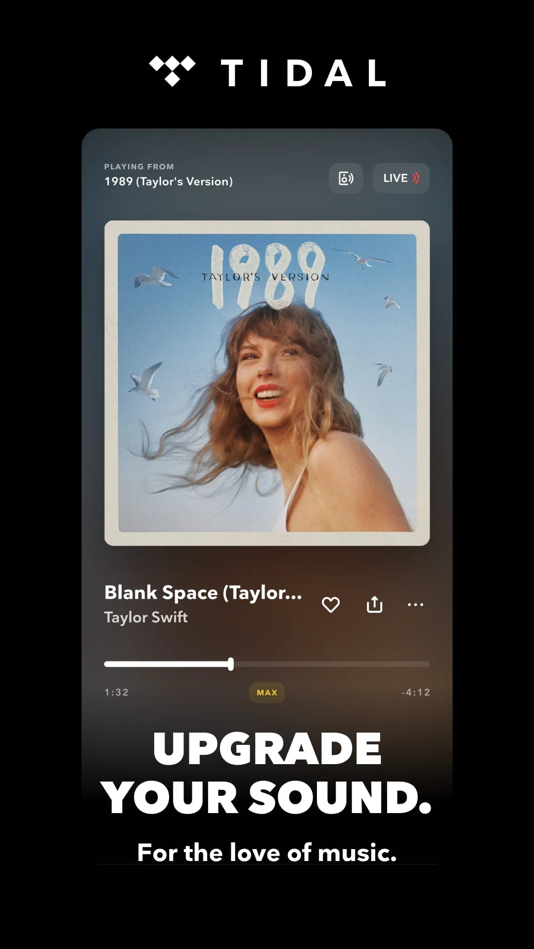TIDAL Music: HiFi sound