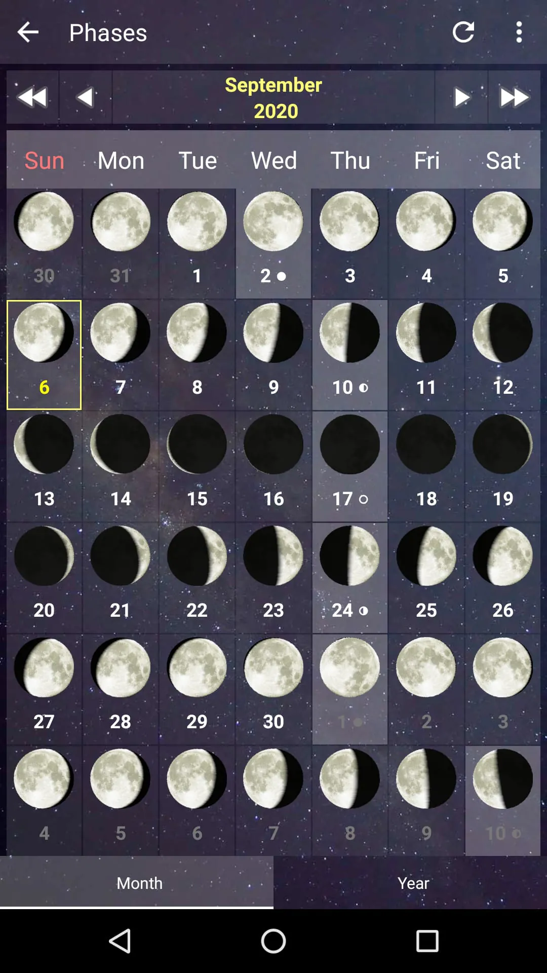 Daff Moon Phase