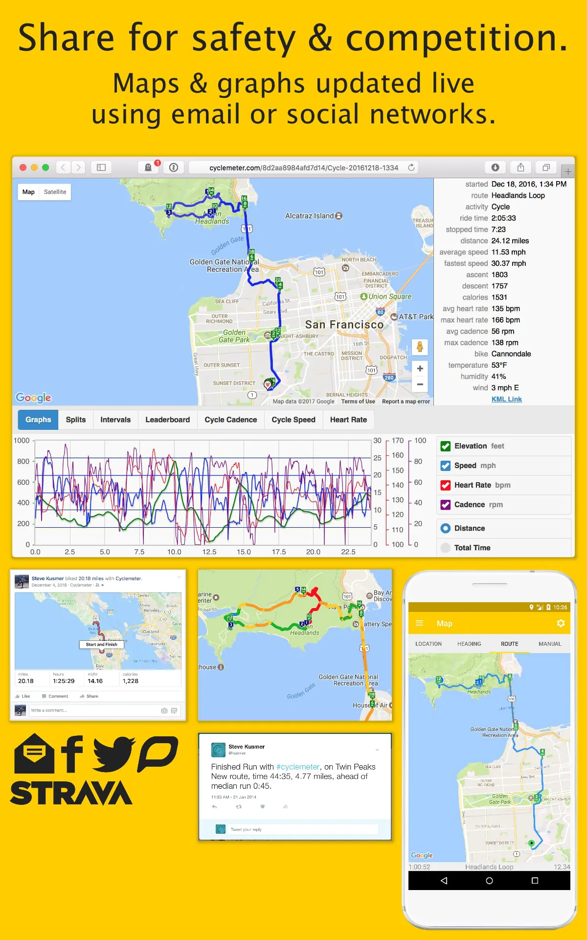 Cyclemeter Cycling Tracker
