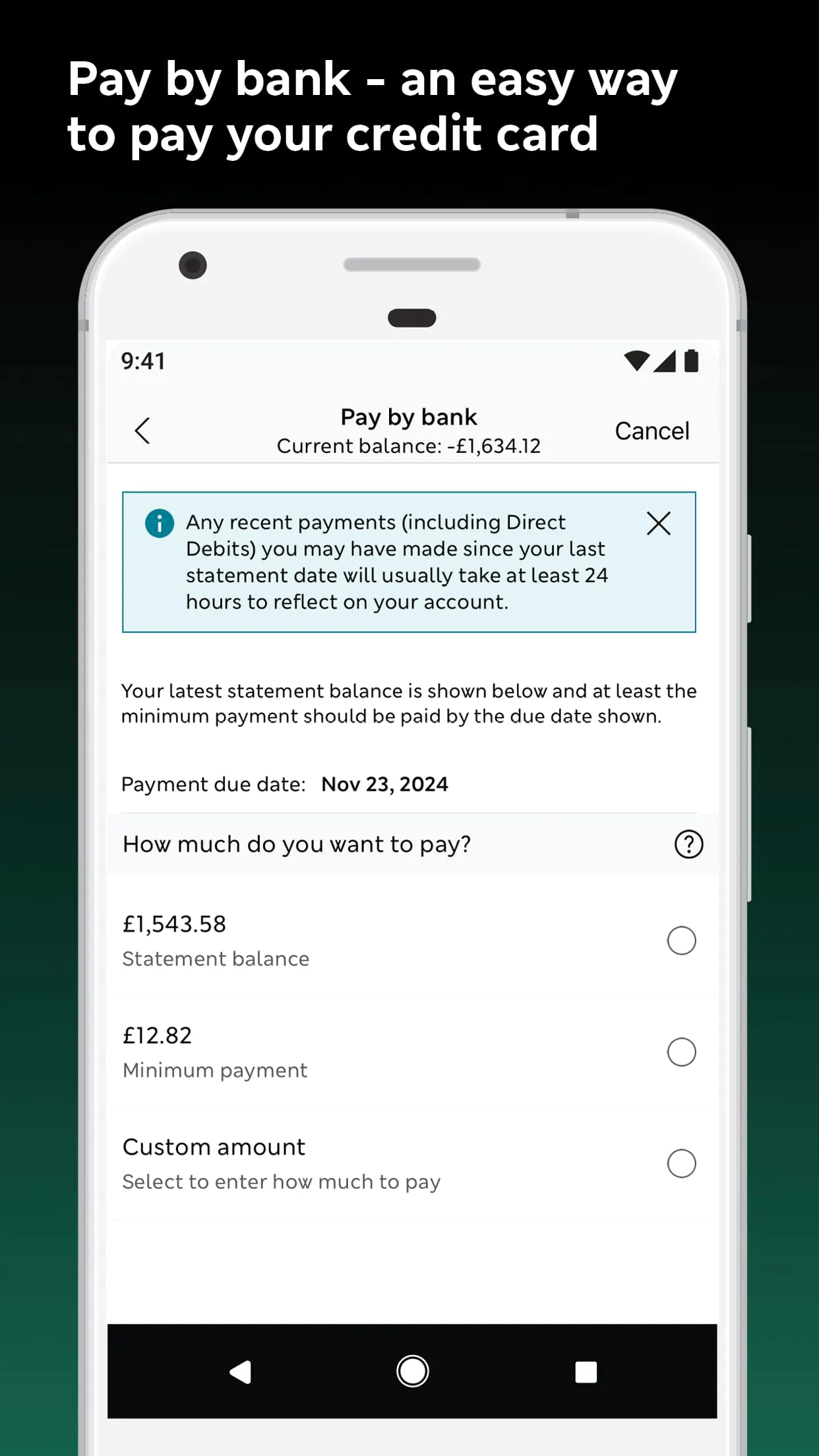 M&S Banking