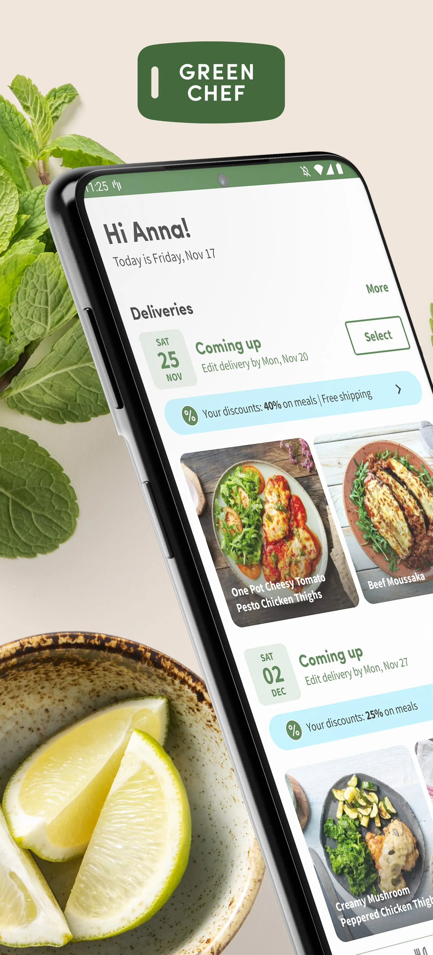 Green Chef: Healthy Recipes