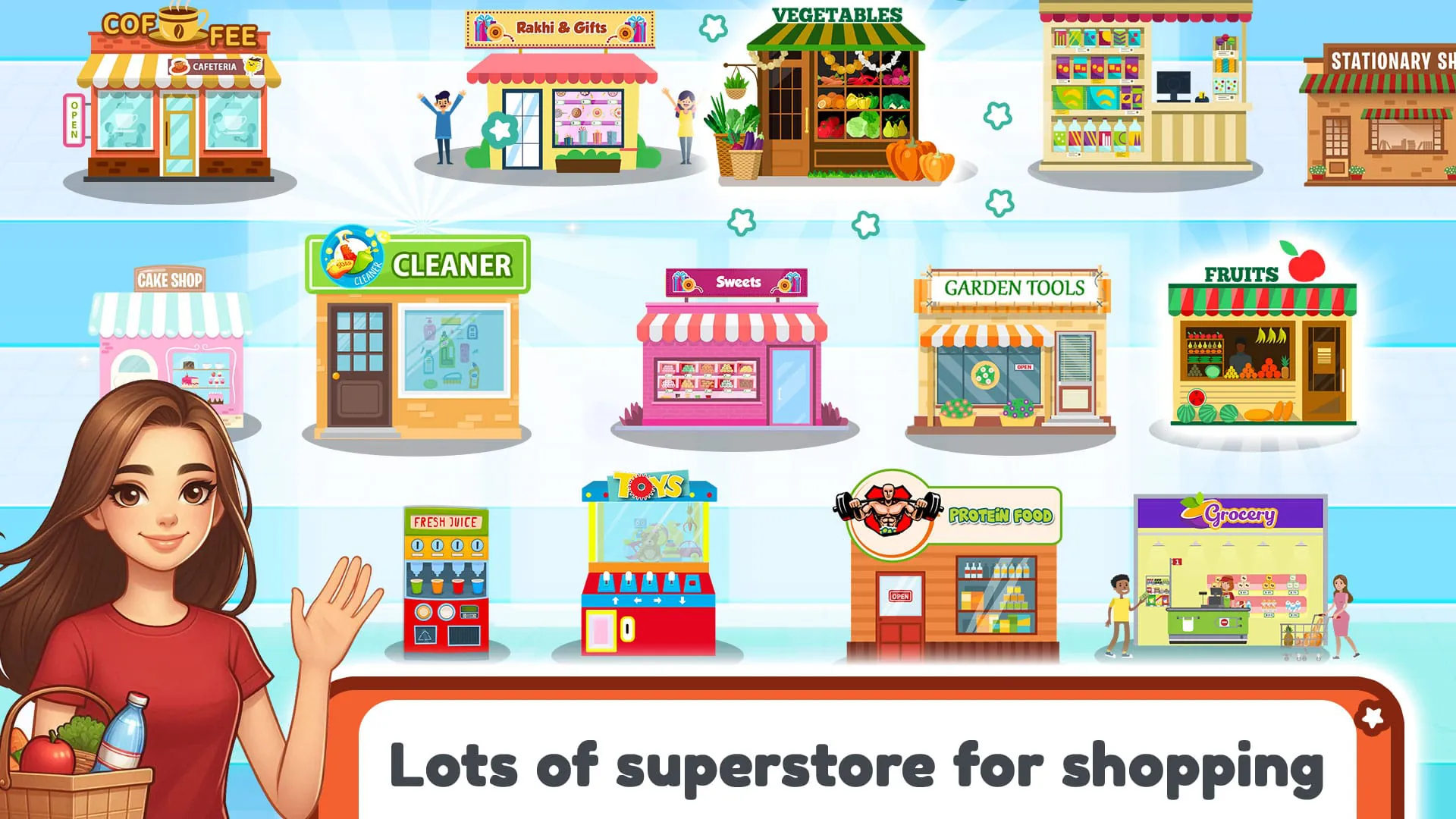 Grocery Market Cashier Store