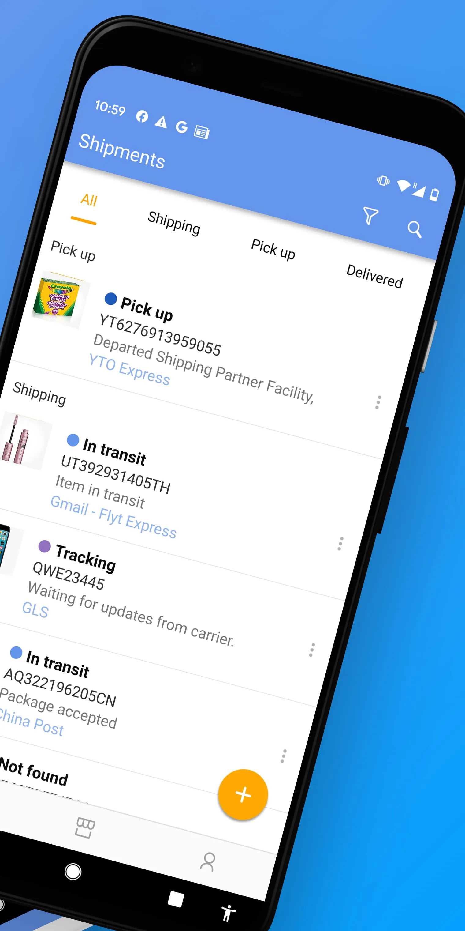 Package Tracker: Track Parcels