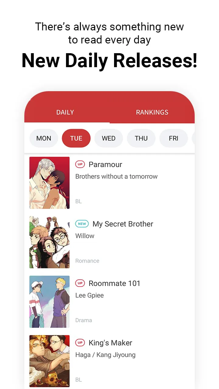 Lezhin Comics - Daily Releases