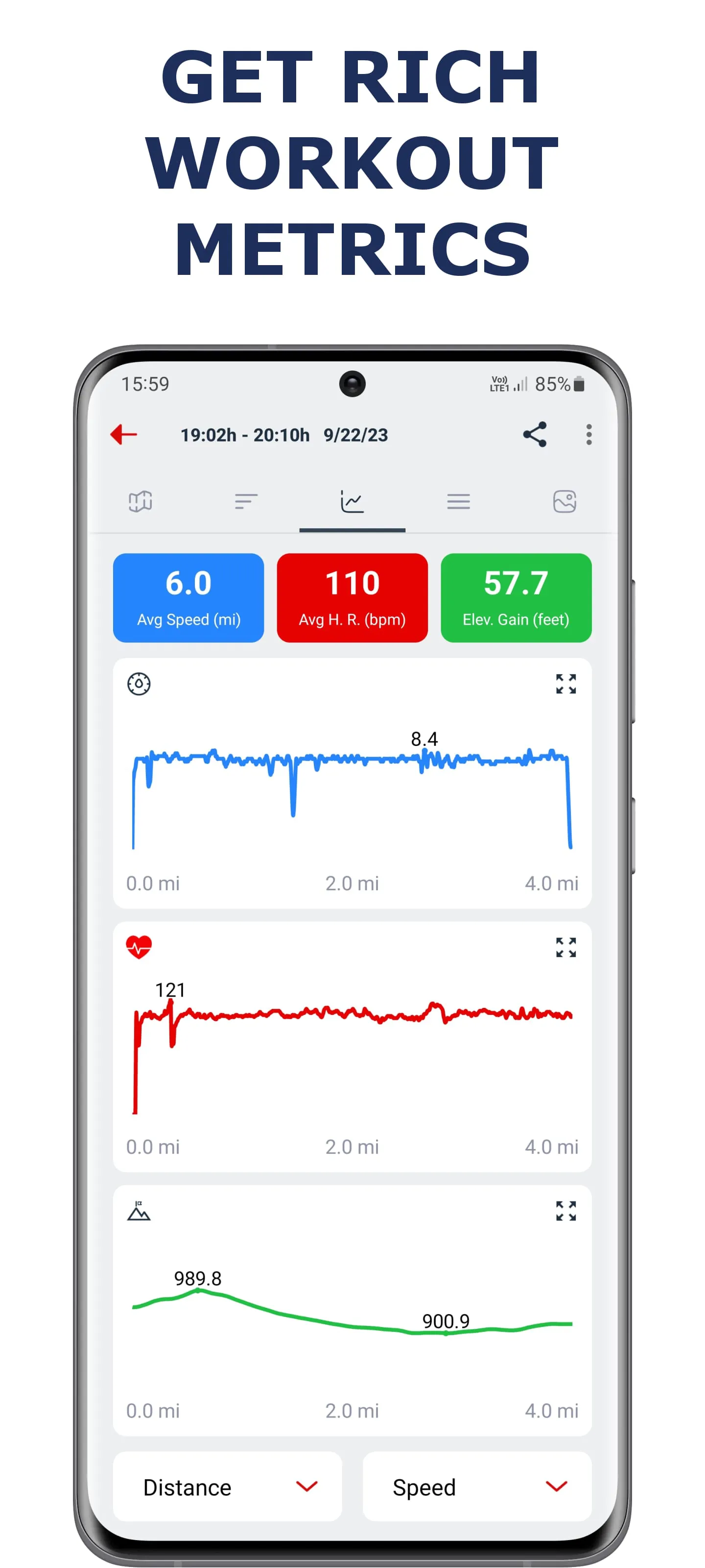 Running & Jogging, Run tracker