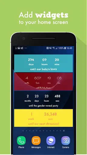 Baby Countdown Widget