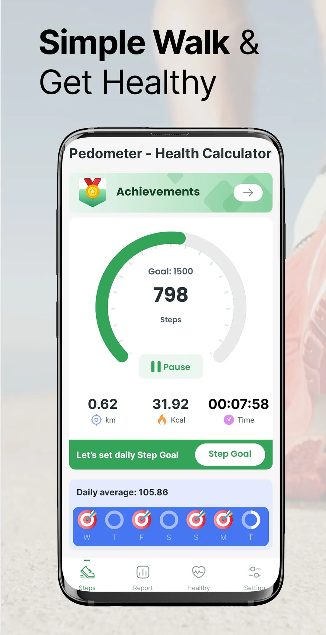 Pedometer - Health Calculator