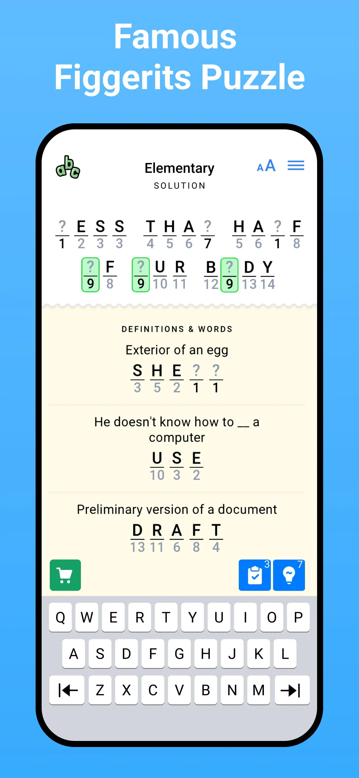 Figgerits - Word Puzzle Game
