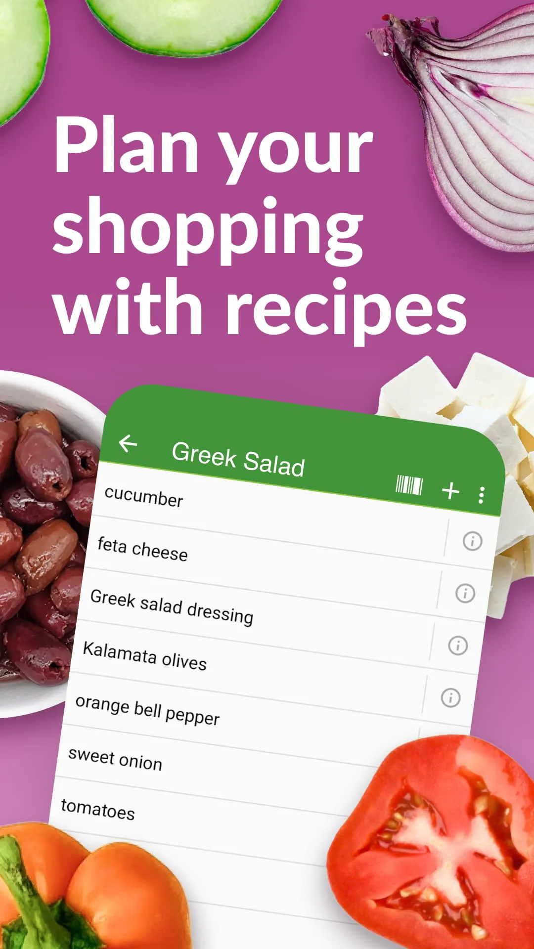 Our Groceries Shopping List