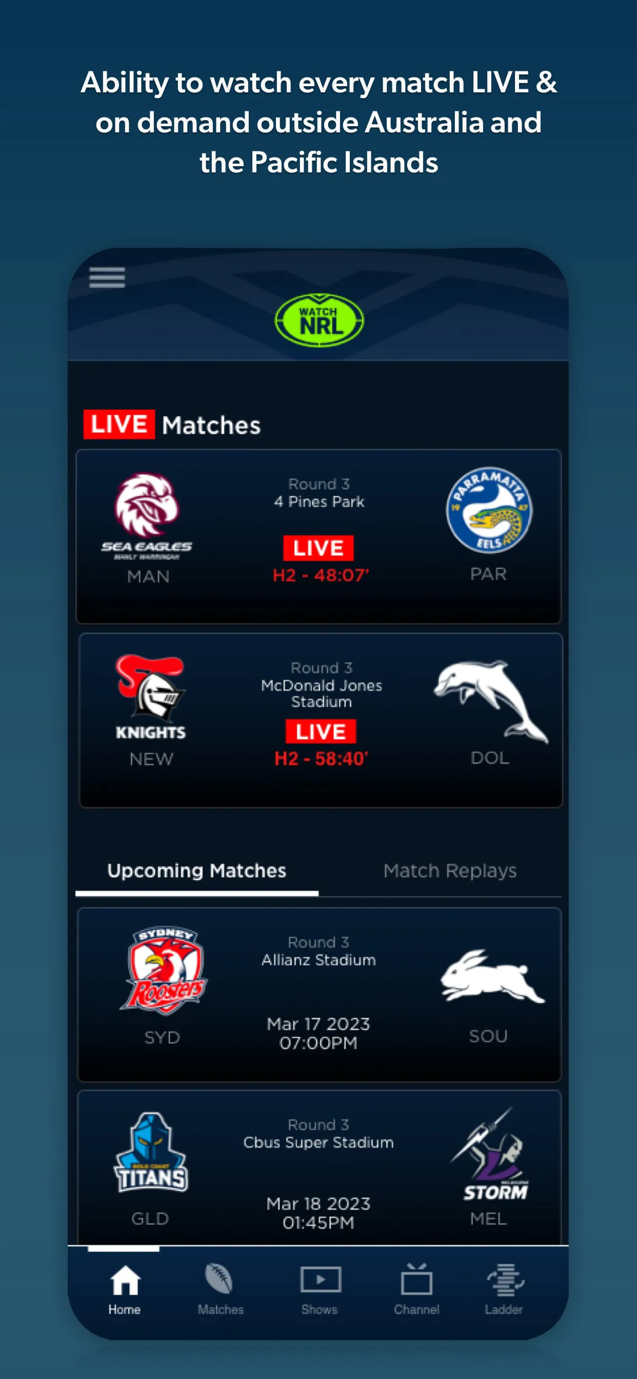 Watch NRL