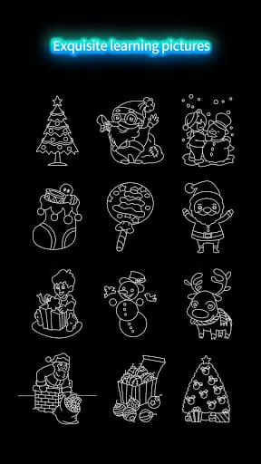 Draw Glow Christmas