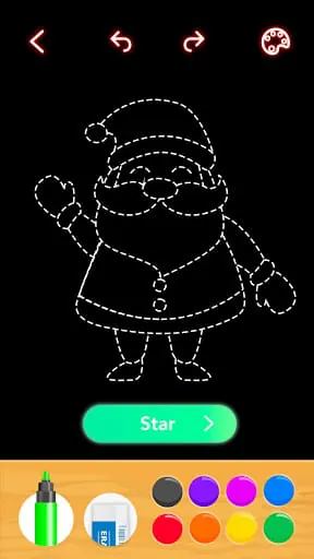 Draw Glow Christmas