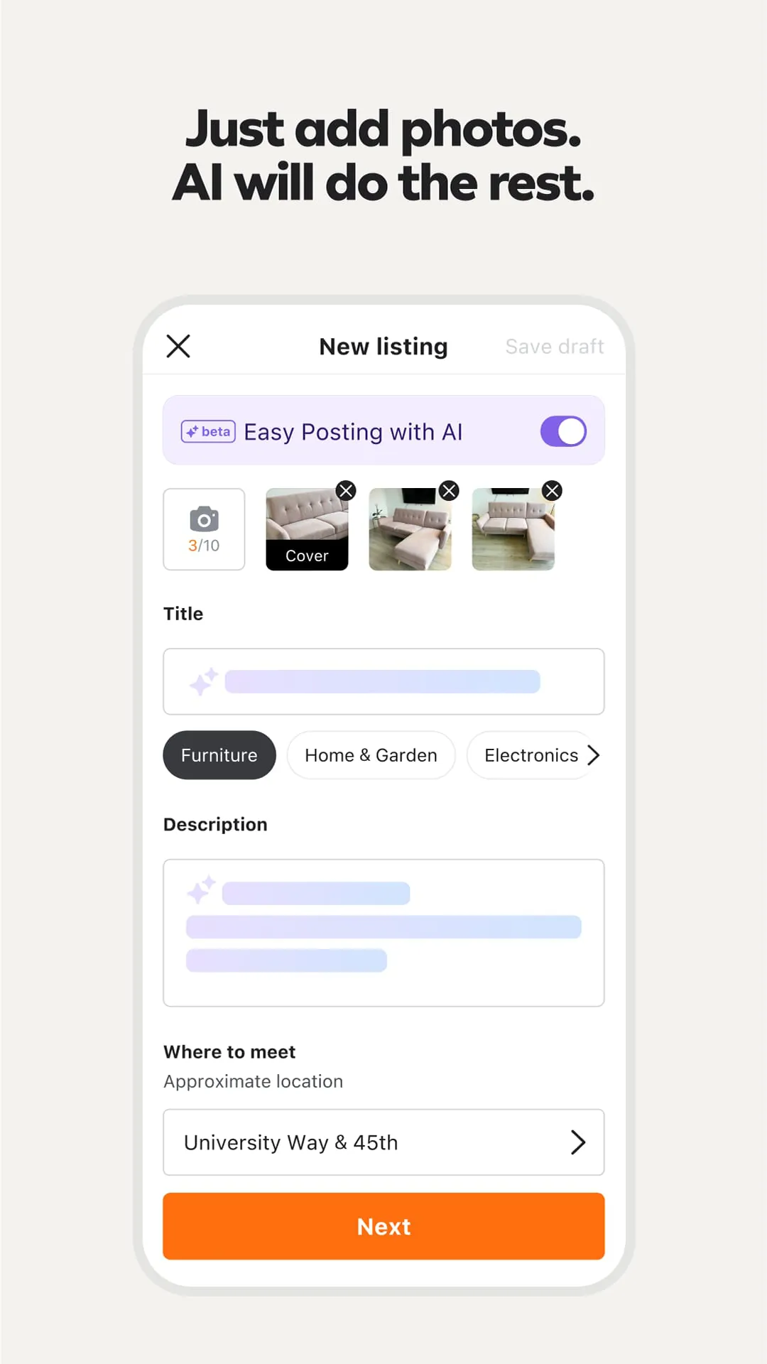 Karrot: Buy & sell locally