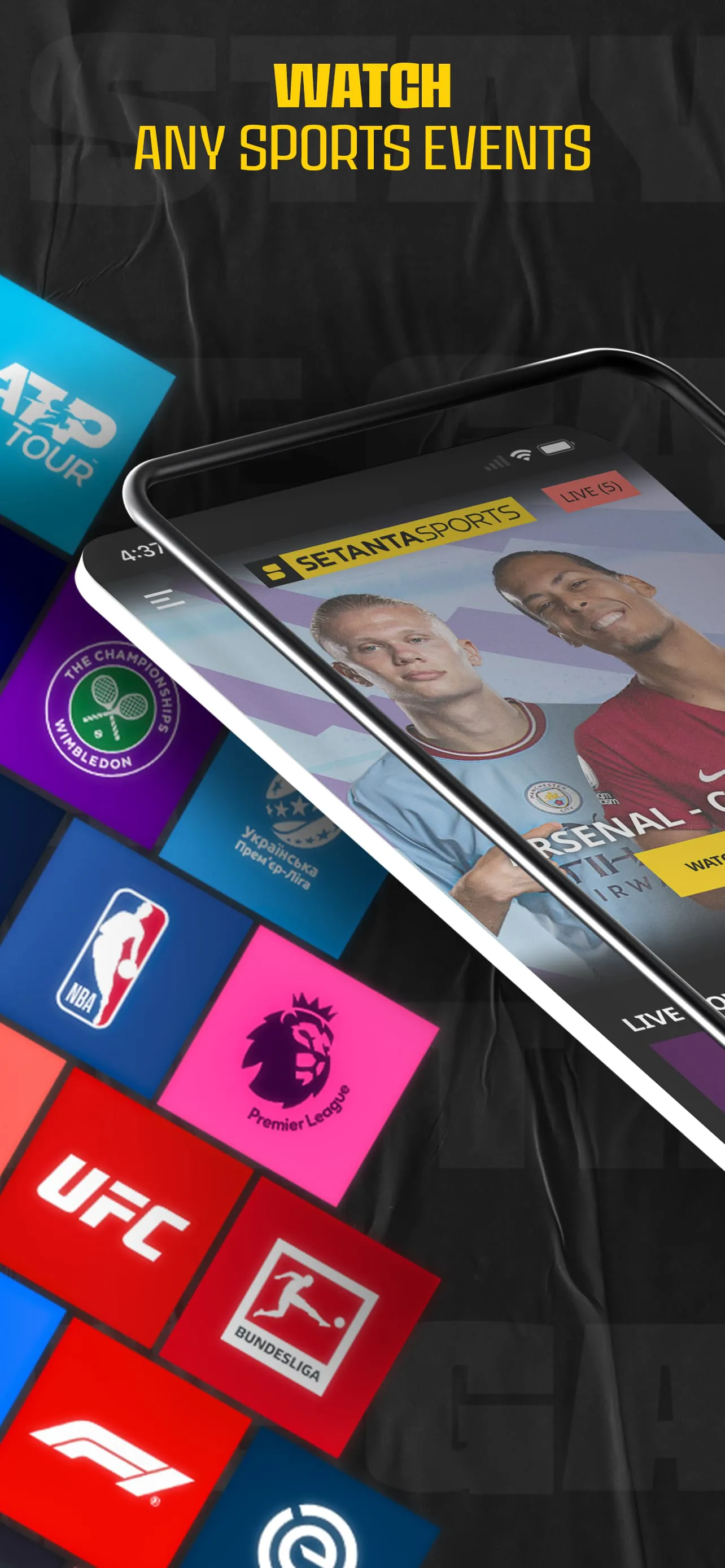 Setanta Sports: Sports TV App