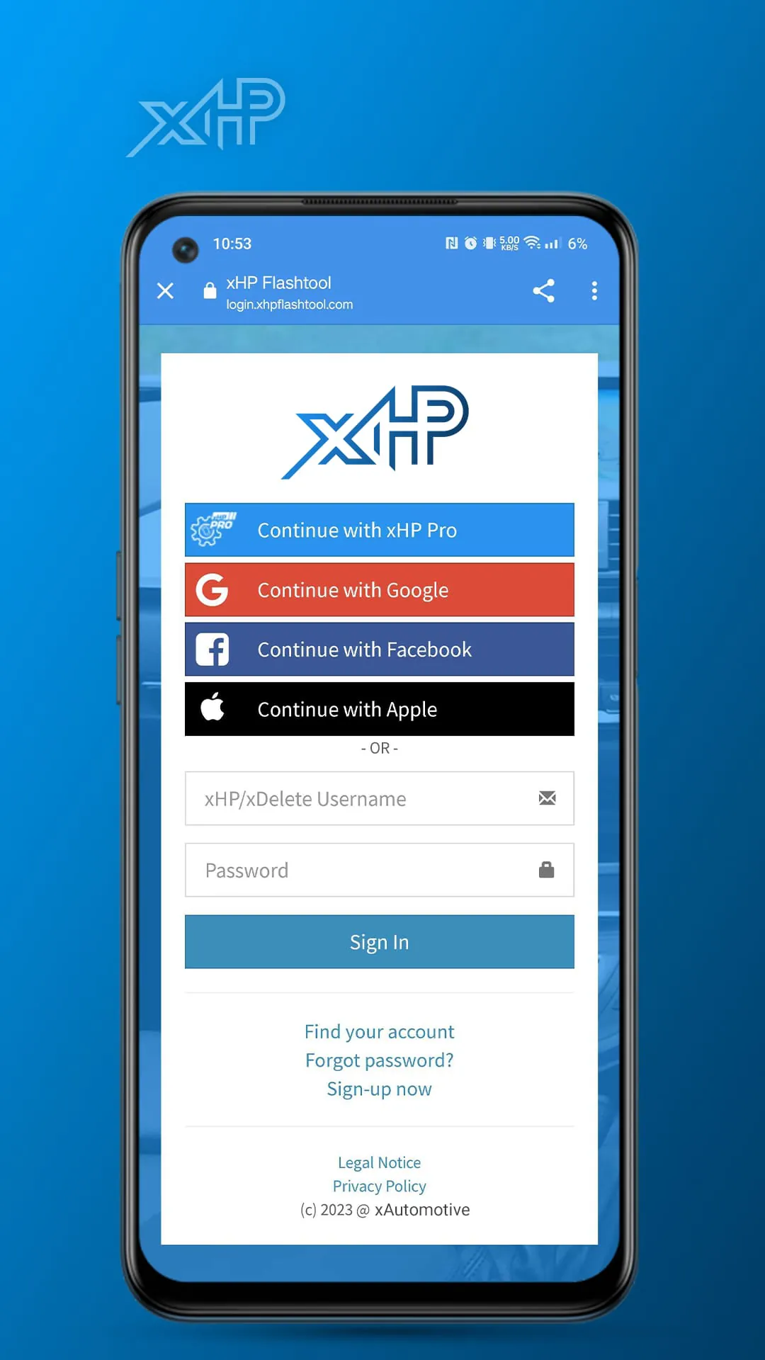 xHP Flashtool