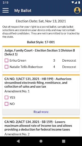 GeauxVote Mobile