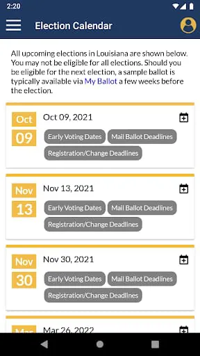 GeauxVote Mobile