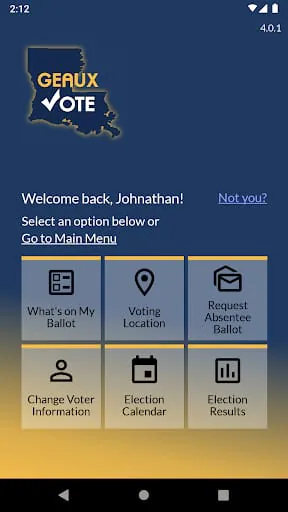 GeauxVote Mobile
