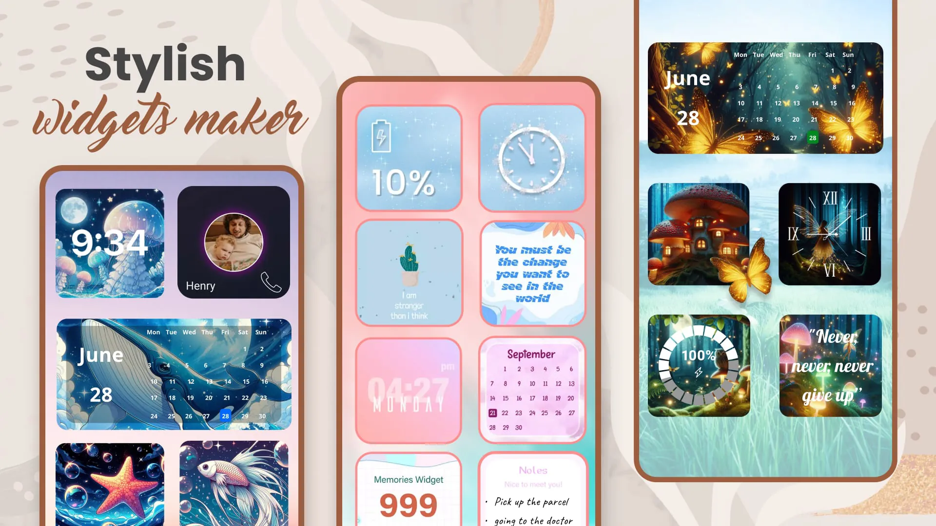 Widget 2025: Aesthetic Widgets