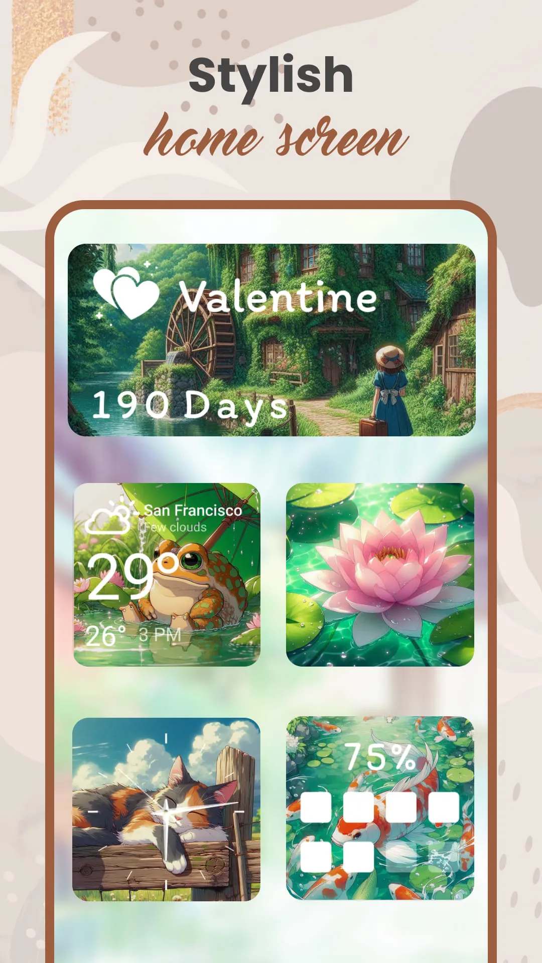 Widget 2025: Aesthetic Widgets