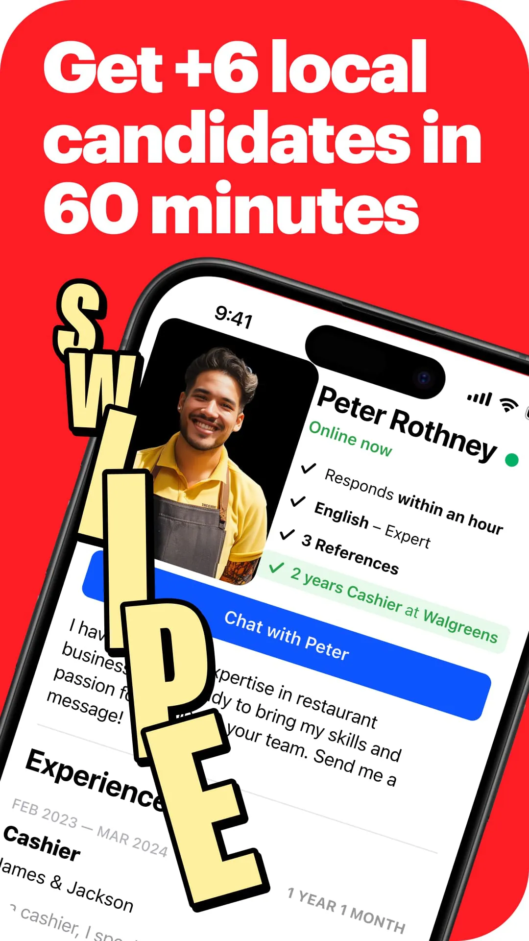 JOB TODAY: Hire in 24 Hours