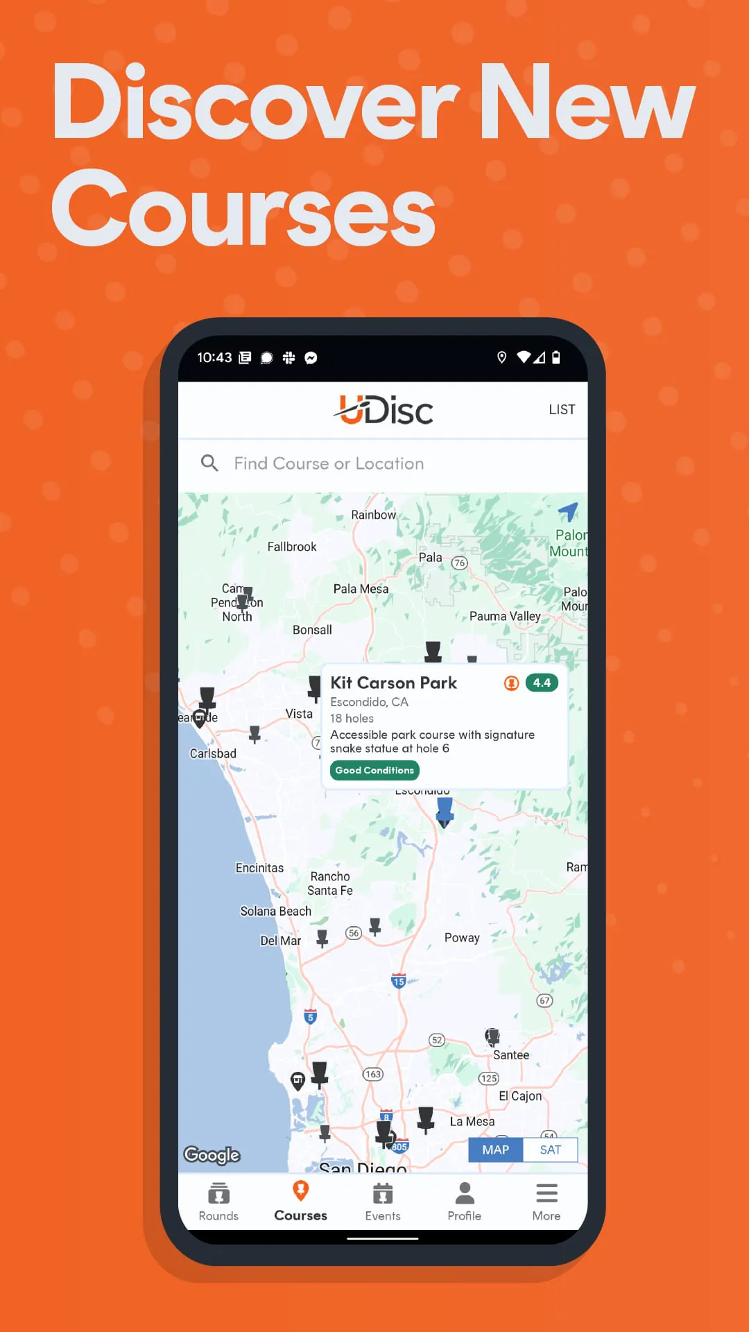 UDisc Disc Golf App