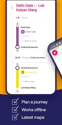 Delhi Metro Map & Routing