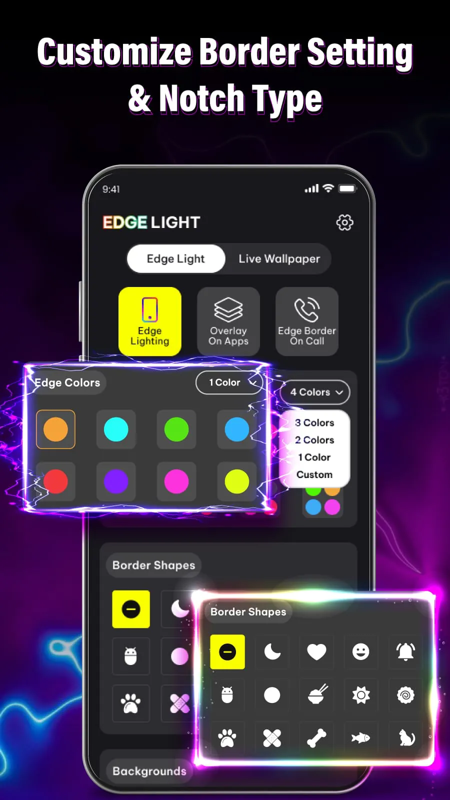 Edge Lighting: LED Borderlight