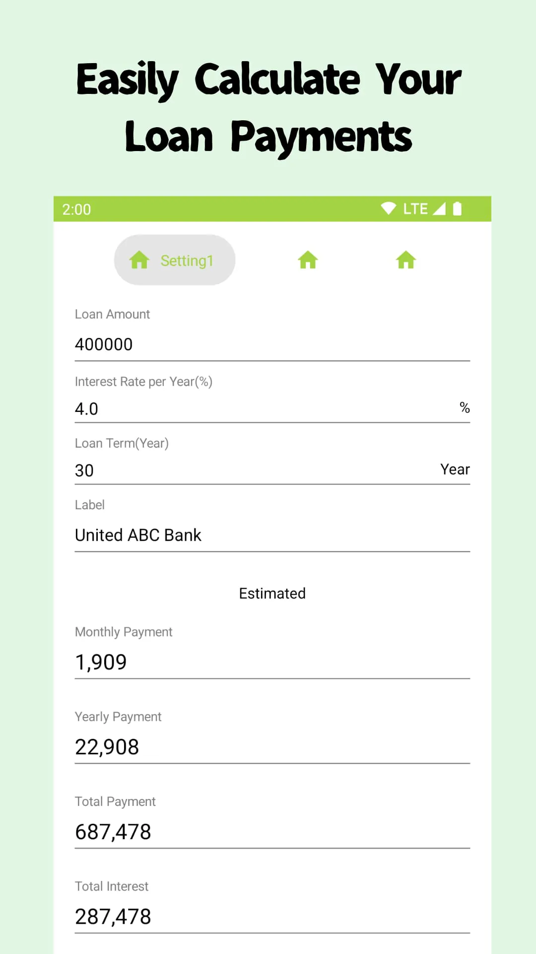 Mortgage/Loan Calculator