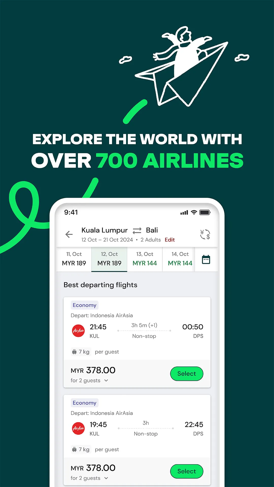 AirAsia MOVE: Flights & Hotels