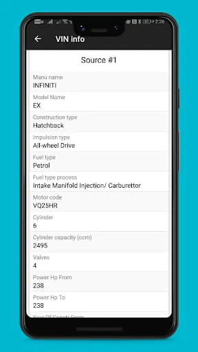 VIN info - free vin decoder fo