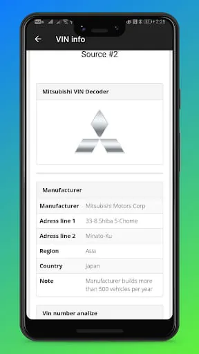 VIN info - free vin decoder fo