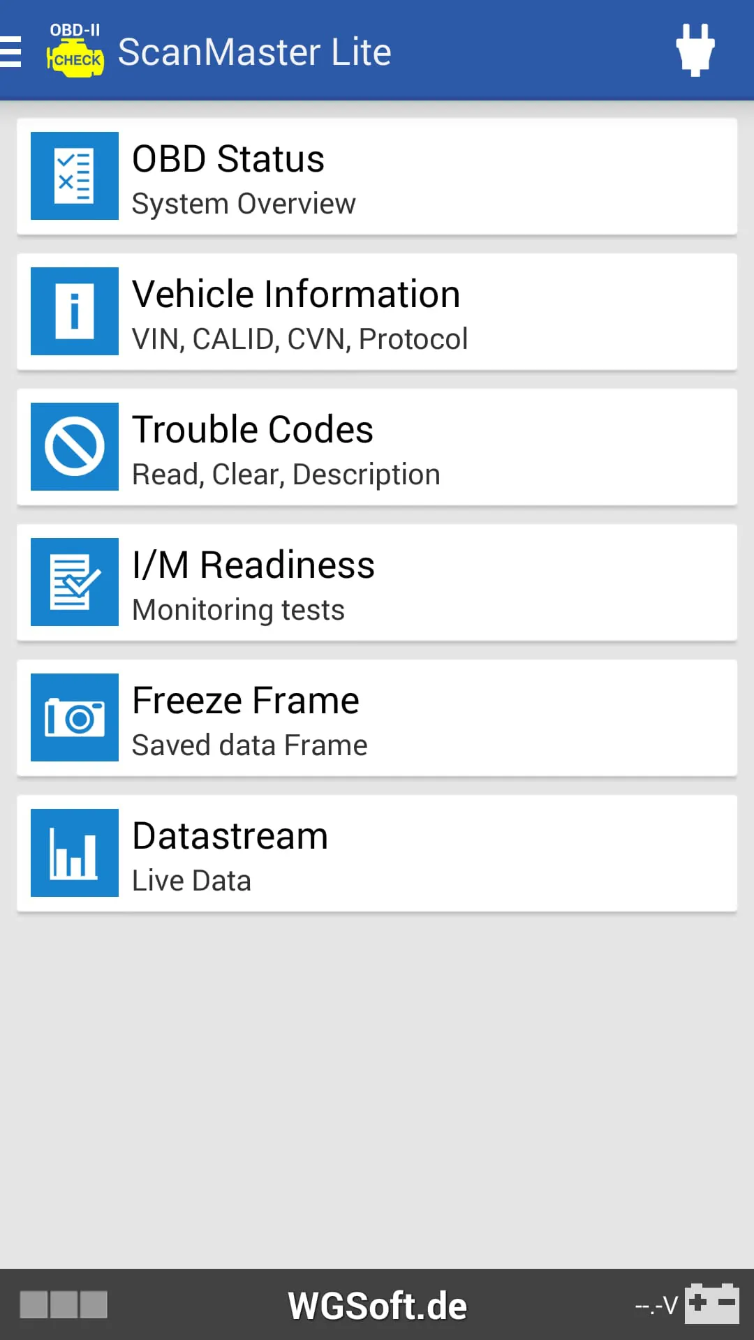 ScanMaster for ELM327 OBD-2