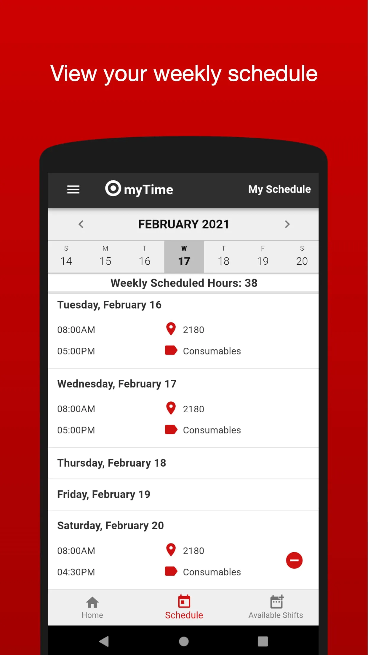 myTime for Target