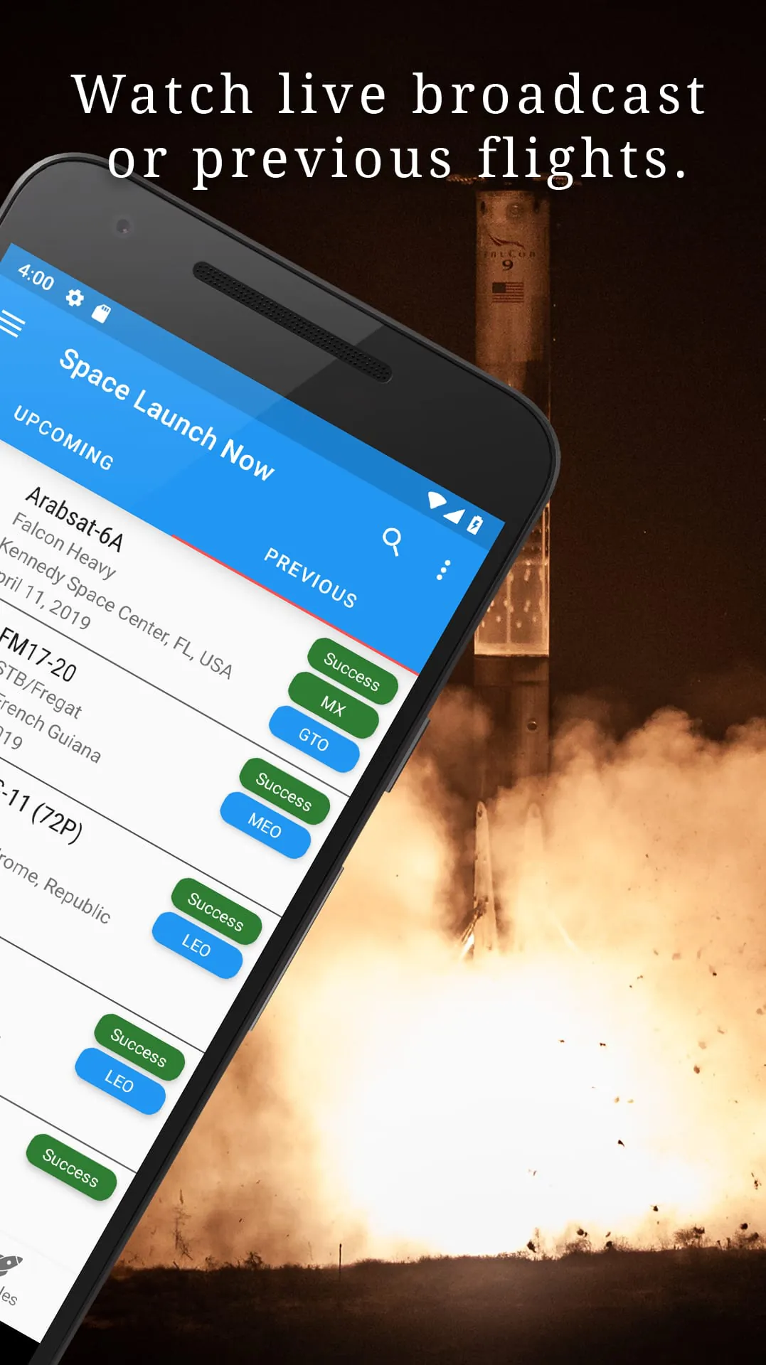 Space Launch Now