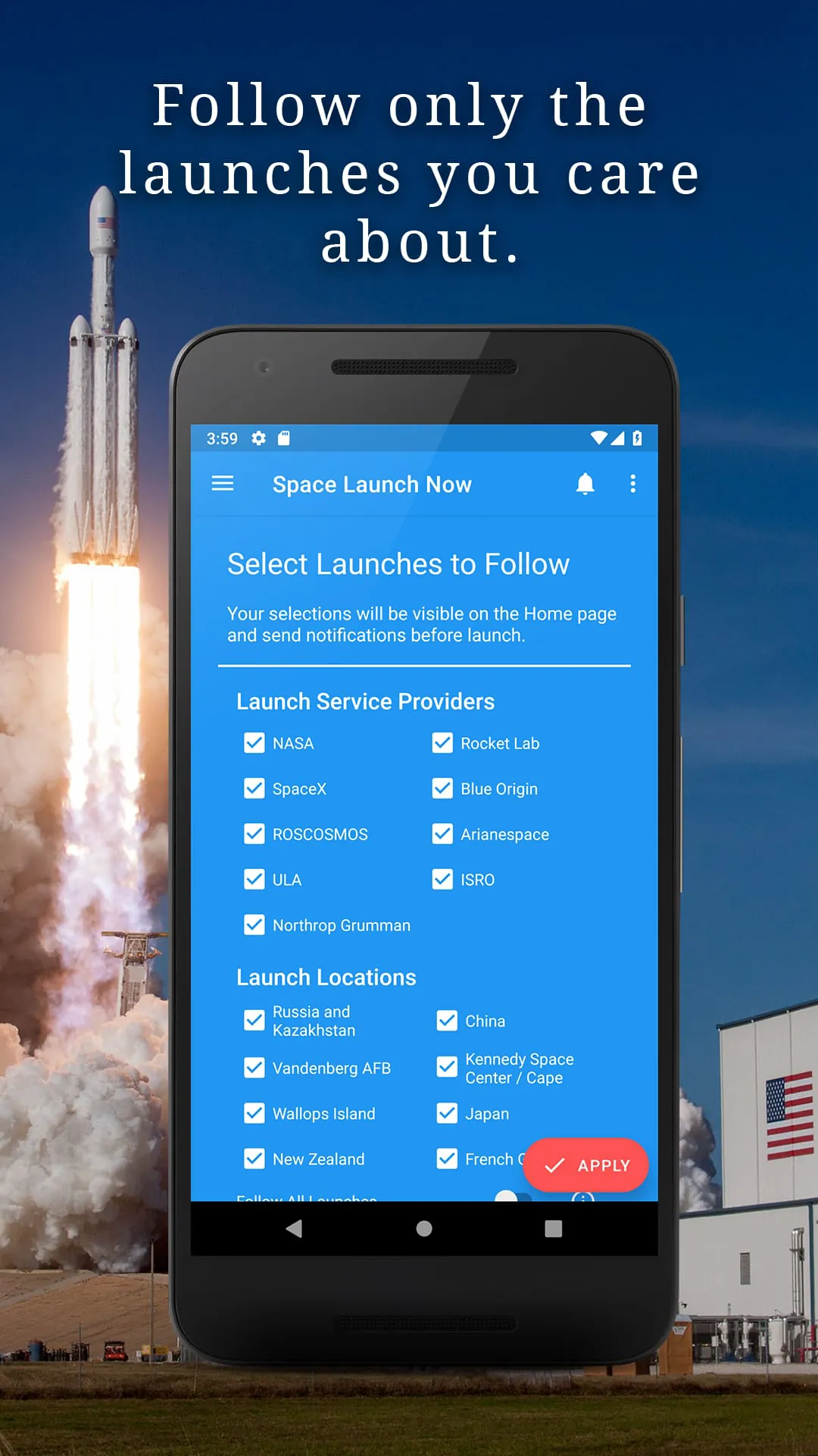 Space Launch Now
