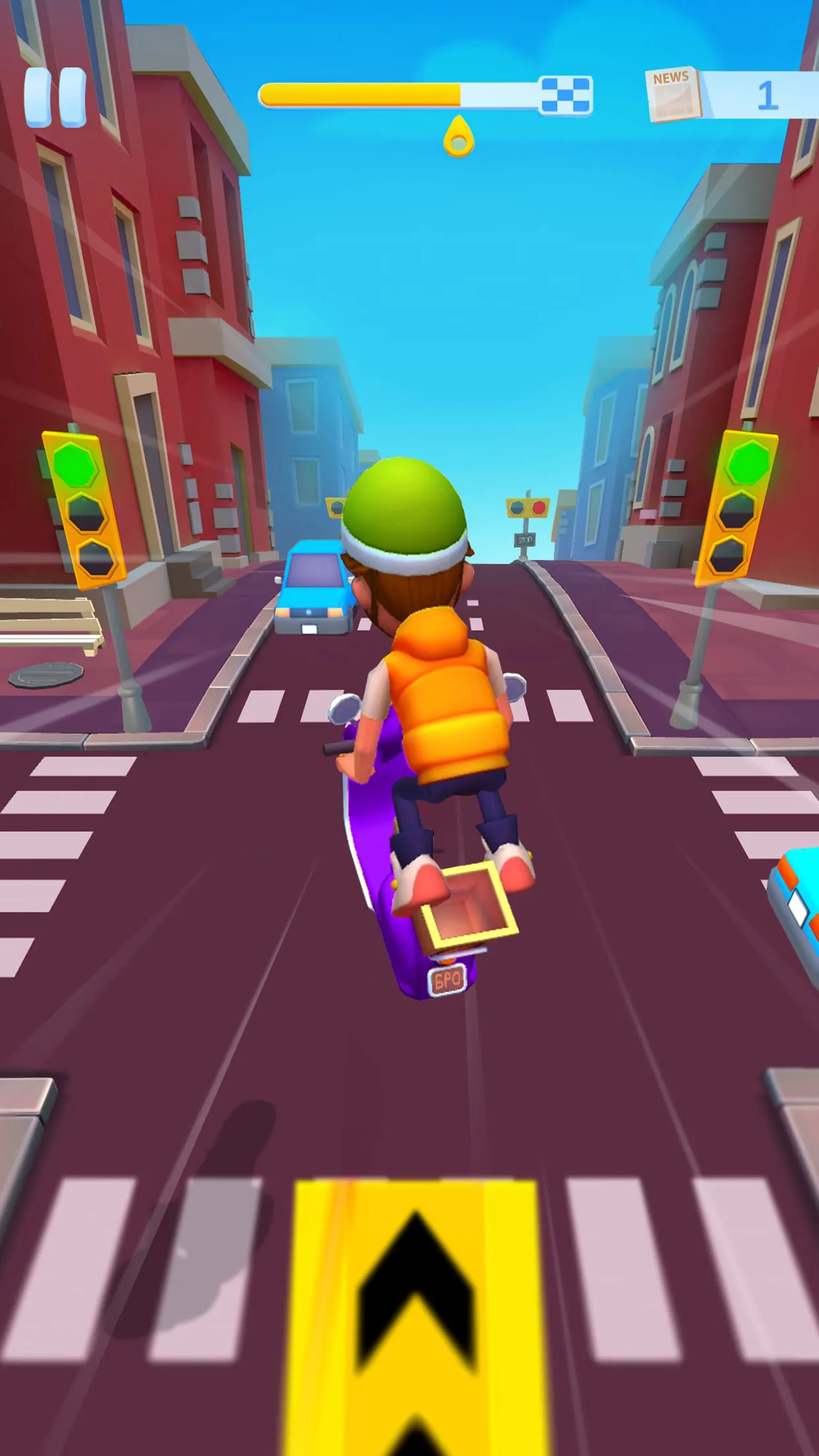 Paper Boy Race: Running game
