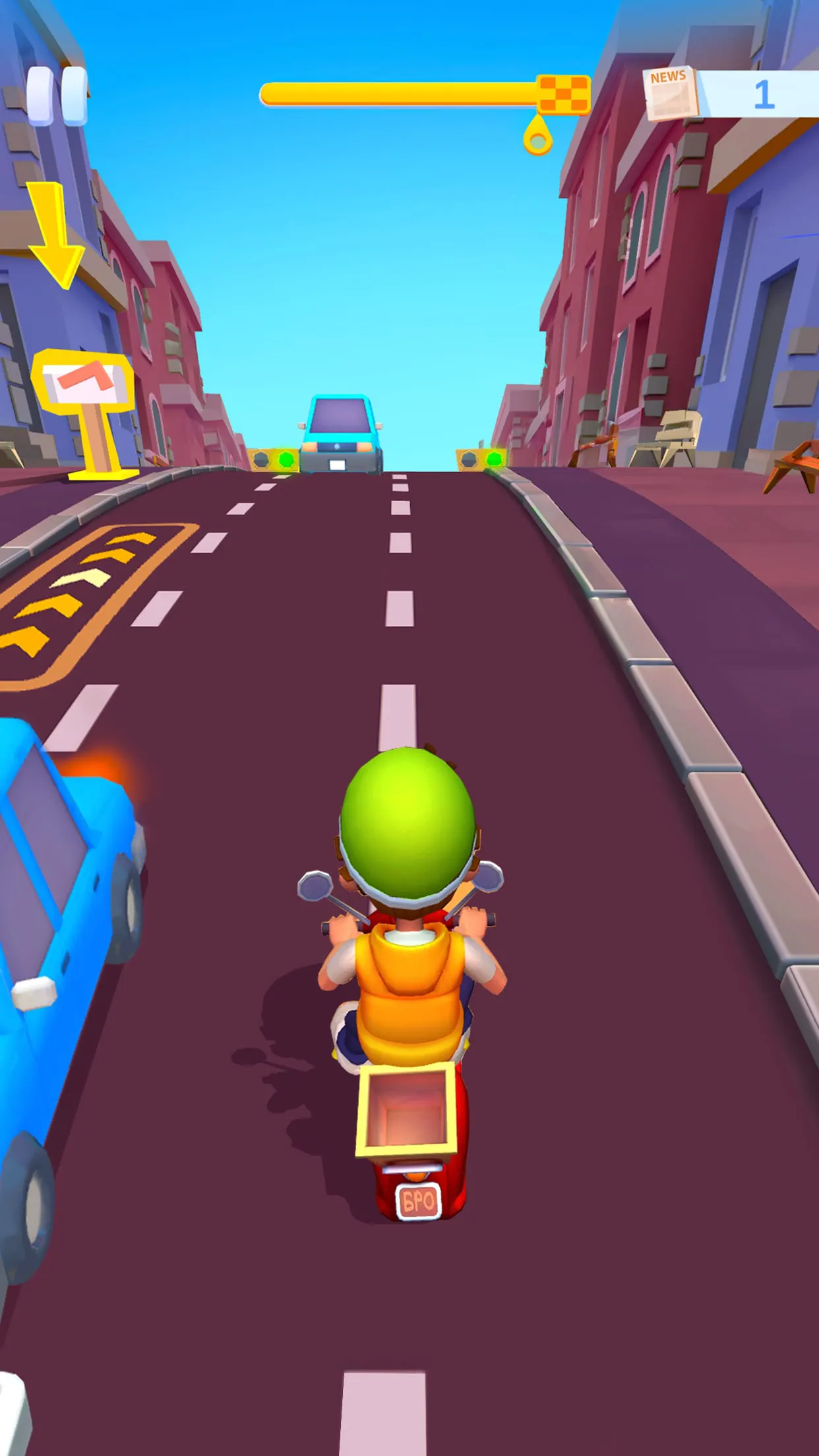 Paper Boy Race: Running game