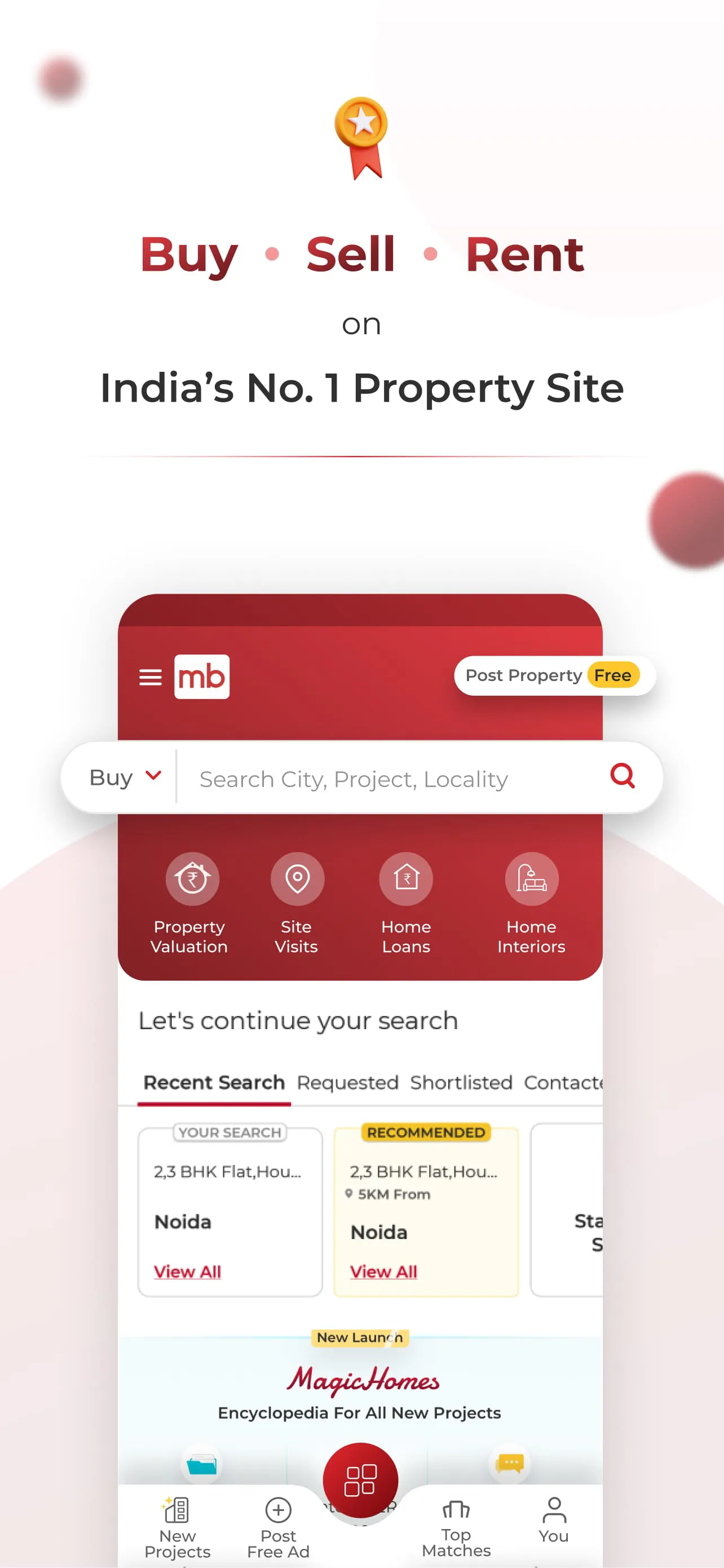 Magicbricks Buy, Rent Property
