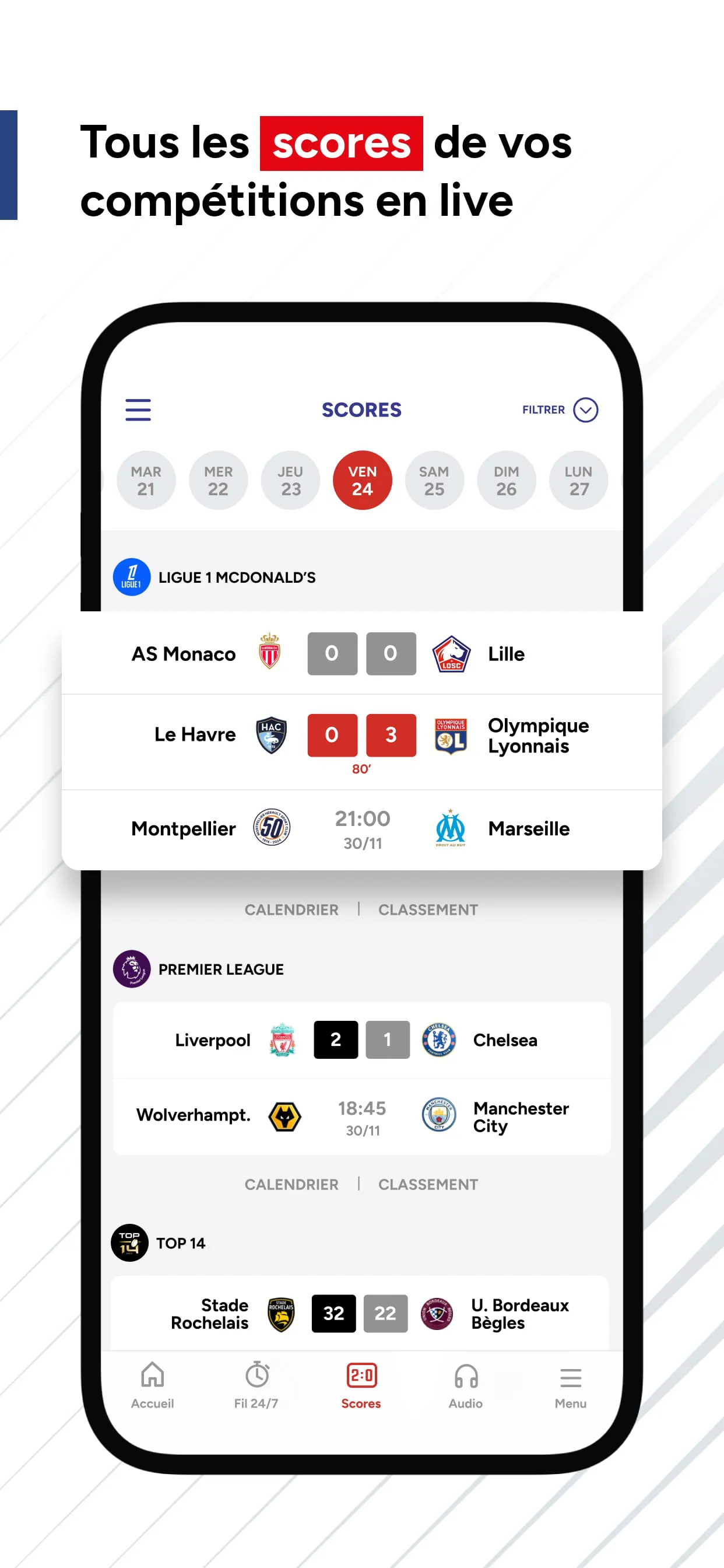 RMC Sport News, foot & rugby