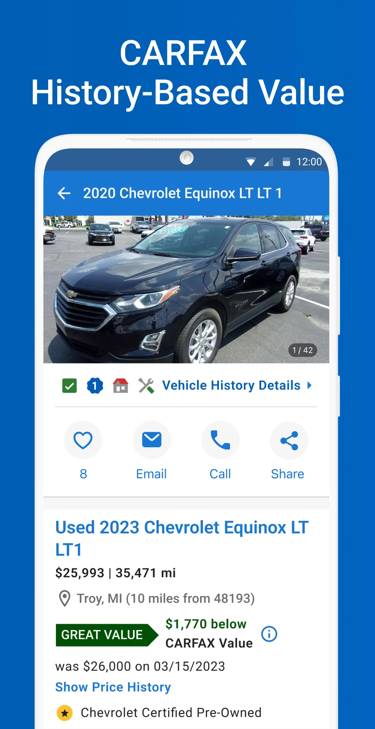 CARFAX - Shop New & Used Cars