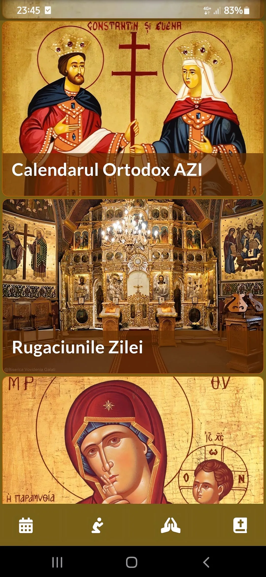 Calendar Crestin Ortodox 2025