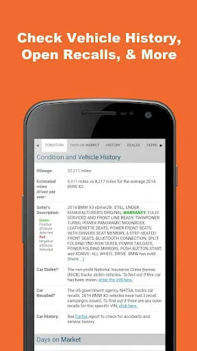 VIN Report for Used Cars